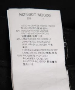 Emporio Armani Black Crepe Pleat Detail Short Skirt M For Women -Emporio Armani sale luxury women emporio armani used clothes p643636 003