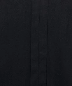 Emporio Armani Black Crepe Pleat Detail Short Skirt M For Women -Emporio Armani sale luxury women emporio armani used clothes p643636 005