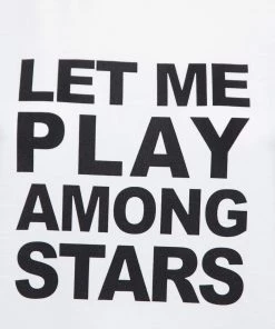 Emporio Armani White Printed Cotton Short Sleeve T-Shirt L For Women -Emporio Armani sale luxury women emporio armani used clothes p653245 004