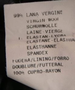 Emporio Armani Black Wool Single Breasted Blazer M For Women -Emporio Armani sale luxury women emporio armani used clothes p664079 003