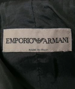 Emporio Armani Black Wool Single Breasted Blazer M For Women -Emporio Armani sale luxury women emporio armani used clothes p664079 006