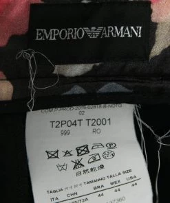 Emporio Armani Black Wool Tailored Pants M For Women -Emporio Armani sale luxury women emporio armani used clothes p664165 003