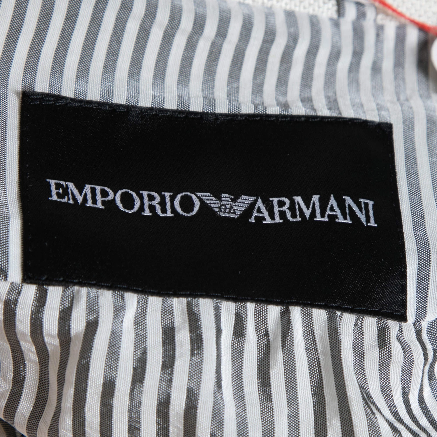 Emporio Armani Cream Knit Pocketed Button Front Jacket S For Women 6 Emporio Armani Cream Knit Pocketed Button Front Jacket S For Women - Image 4