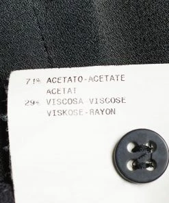 Emporio Armani Black Sateen Skirt Set S For Women -Emporio Armani sale luxury women emporio armani used clothes p670528 004