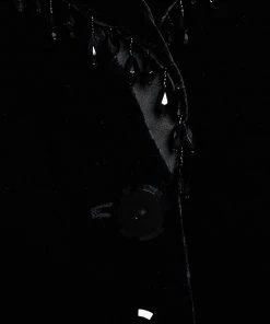 Emporio Armani Black Velvet Bead Tasseled Blazer S For Women -Emporio Armani sale luxury women emporio armani used clothes p670618 002