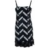 Emporio Armani Monochrome Sequin Embellished Sleeveless Dress S For Women -Emporio Armani sale luxury women emporio armani used clothes p67818 0001