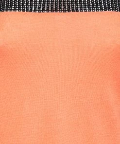 Emporio Armani Orange Beaded Detail Sleeveless Knit Top S For Women -Emporio Armani sale luxury women emporio armani used clothes p682257 002
