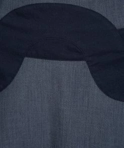 Emporio Armani Indigo Contrast Waist Panel Detail A-line Skirt M For Women -Emporio Armani sale luxury women emporio armani used clothes p68931 0004