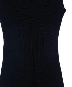 Emporio Armani Fitted Ruffle Hem Dress S For Women -Emporio Armani sale luxury women emporio armani used clothes p7277 005