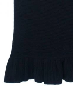 Emporio Armani Fitted Ruffle Hem Dress S For Women -Emporio Armani sale luxury women emporio armani used clothes p7277 006