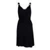 Emporio Armani Black Knit Buckle Strap Detail Gathered Dress M For Women -Emporio Armani sale luxury women emporio armani used clothes p73877 001