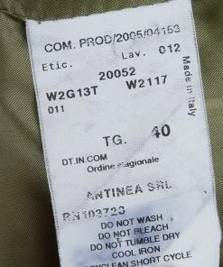 Emporio Armani Light Green Wool Blazer S For Women -Emporio Armani sale luxury women emporio armani used clothes p74695 006