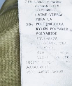 Emporio Armani Light Green Wool Blazer S For Women -Emporio Armani sale luxury women emporio armani used clothes p74695 007