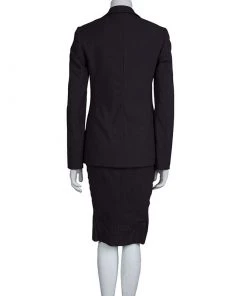 Emporio Armani Grey Skirt Suit M For Women -Emporio Armani sale luxury women emporio armani used clothes p77641 0003