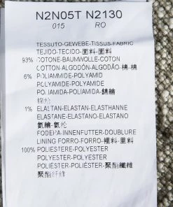 Emporio Armani Beige Textured Cotton Pencil Skirt L For Women -Emporio Armani sale luxury women emporio armani used clothes p87570 006