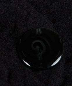 Emporio Armani Black Knit Cropped Cardigan M For Women -Emporio Armani sale luxury women emporio armani used clothes p93050 004