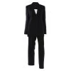 Emporio Armani Black Lapel Style Suit S For Women