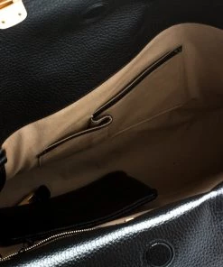 Emporio Armani Black/White Leather Tote For Women -Emporio Armani sale luxury women emporio armani used handbags p184639 1555997226 012