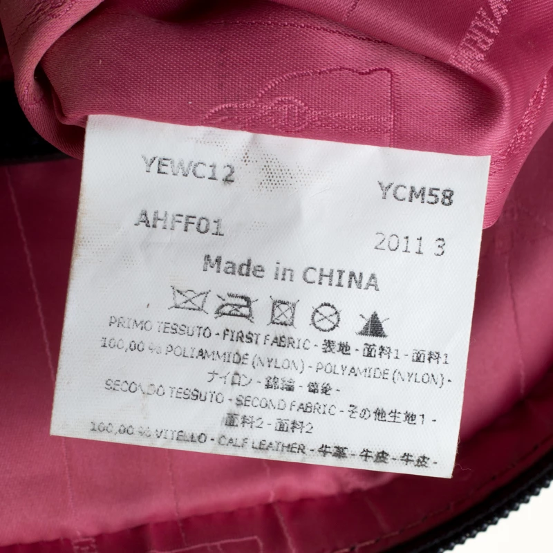 Emporio Armani Navy Blue Nylon Pleated Satchel For Women 9 Emporio Armani Navy Blue Nylon Pleated Satchel For Women - Image 7