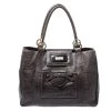 Emporio Armani Olive Green Croc Embossed Leather Front Pocket Tote For Women -Emporio Armani sale luxury women emporio armani used handbags p252909 003