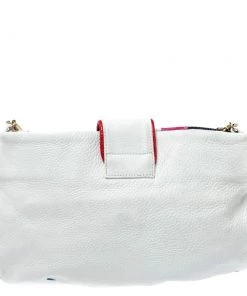 Emporio Armani Multicolor And Snakeskin Effect Leather Flap Crossbody Bag For Women -Emporio Armani sale luxury women emporio armani used handbags p358637 002