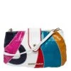 Emporio Armani Multicolor And Snakeskin Effect Leather Flap Crossbody Bag For Women -Emporio Armani sale luxury women emporio armani used handbags p358637 005