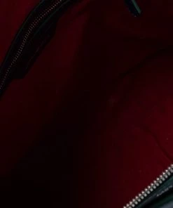 Emporio Armani Blue Leather Dome Satchel For Women -Emporio Armani sale luxury women emporio armani used handbags p367027 011