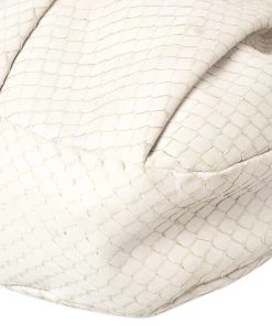 Emporio Armani Pear White Snakeskin Effect Leather Logo Flap Satchel For Women -Emporio Armani sale luxury women emporio armani used handbags p371127 003