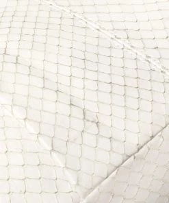 Emporio Armani Pear White Snakeskin Effect Leather Logo Flap Satchel For Women -Emporio Armani sale luxury women emporio armani used handbags p371127 009