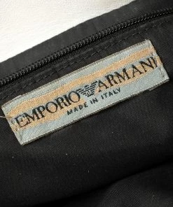 Emporio Armani Pear White Snakeskin Effect Leather Logo Flap Satchel For Women -Emporio Armani sale luxury women emporio armani used handbags p371127 011