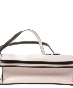 Emporio Armani Pale Pink Leather Flap Crossbody Bag For Women -Emporio Armani sale luxury women emporio armani used handbags p410370 002