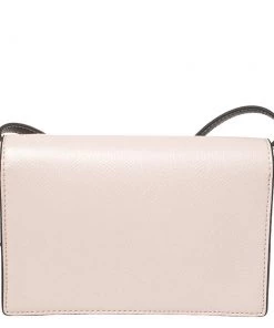 Emporio Armani Pale Pink Leather Flap Crossbody Bag For Women -Emporio Armani sale luxury women emporio armani used handbags p410370 005