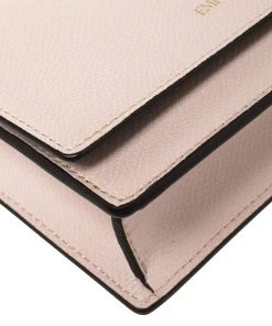 Emporio Armani Pale Pink Leather Flap Crossbody Bag For Women -Emporio Armani sale luxury women emporio armani used handbags p410370 006