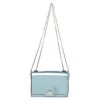 Emporio Armani Metallic Mint Green Leather Chain Shoulder Bag For Women -Emporio Armani sale luxury women emporio armani used handbags p470959 009