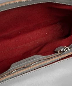 Emporio Armani Grey Leather Chain Shoulder Bag For Women -Emporio Armani sale luxury women emporio armani used handbags p472691 015