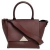 Emporio Armani Brown Leather Flap Top Handle Bag For Women 1 Emporio Armani Brown Leather Flap Top Handle Bag For Women -Emporio Armani sale luxury women emporio armani used handbags p483778 005
