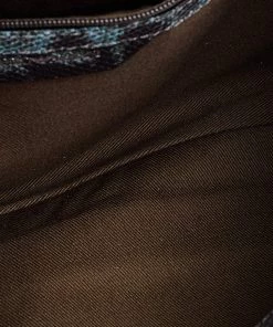 Emporio Armani Blue Snake Embossed Leather Flap Shoulder Bag For Women -Emporio Armani sale luxury women emporio armani used handbags p573056 004