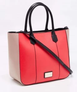 Emporio Armani Tricolor Leather Shopper Tote For Women -Emporio Armani sale luxury women emporio armani used handbags p650127 005