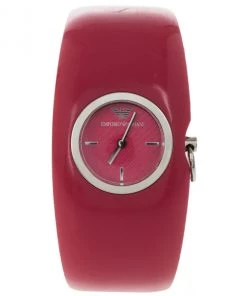 Emporio Armani Pink Resin AR0741 Women's Wristwatch 30MM For Women -Emporio Armani sale luxury women emporio armani used watches p15122 0003