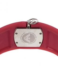 Emporio Armani Pink Resin AR0741 Women's Wristwatch 30MM For Women -Emporio Armani sale luxury women emporio armani used watches p15122 0005