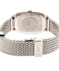 Emporio Armani Silver Stainless Steel Epsilon AR2495 Women's Wristwatch 24 Mm For Women -Emporio Armani sale luxury women emporio armani used watches p210168 007