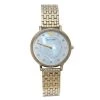 Emporio Armani Mother Of Pearl Yellow Gold Tone Stainless Steel AR11007 Women's Wristwatch 32 Mm For Women