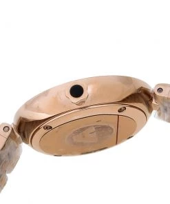 Emporio Armani Black Mother Of Pearl Rose Gold Tone Stainless Steel Arianna AR11197 Women's Wristwatch 32 Mm For Women -Emporio Armani sale luxury women emporio armani used watches p317726 004