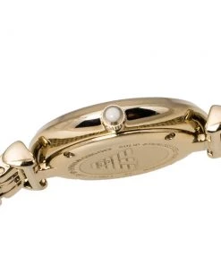 Emporio Armani Silver Yellow Gold Tone Stainless Steel Classic AR1877 Women's Wristwatch 32 Mm For Women -Emporio Armani sale luxury women emporio armani used watches p325131 003