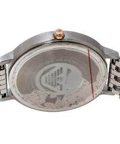 Emporio Armani White Stainless Steel Two-Hand AR80023 Wristwatch 32 Mm Set With Earrings And Bracelet For Women -Emporio Armani sale luxury women emporio armani used watches p355880 002