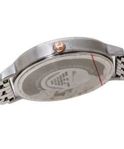 Emporio Armani White Stainless Steel Two-Hand AR80023 Wristwatch 32 Mm Set With Earrings And Bracelet For Women -Emporio Armani sale luxury women emporio armani used watches p355880 003