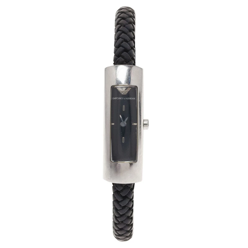 Emporio Armani Black Stainless Steel AR5558 Women's Wristwatch 12MM For Women 5 Emporio Armani Black Stainless Steel AR5558 Women's Wristwatch 12MM For Women - Image 3