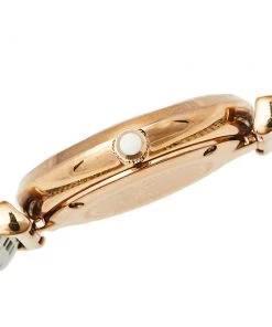 Emporio Armani Grey Two-Tone Stainless Steel Classic AR1840 Women's Wristwatch 32 Mm For Women -Emporio Armani sale luxury women emporio armani used watches p411505 003