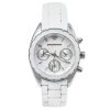 Emporio Armani White Stainless Steel Rubber Sportivo AR5941 Women's Wristwatch 35 Mm For Women -Emporio Armani sale luxury women emporio armani used watches p428713 001