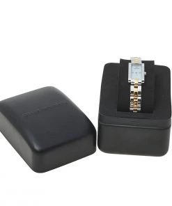 Emporio Armani Blue Mother Of Pearl Stainless Steel AR3109 Women's Wristwatch 16 Mm For Women -Emporio Armani sale luxury women emporio armani used watches p457315 001